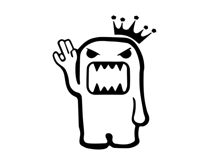 Aufkleber „Monster (männlich)“