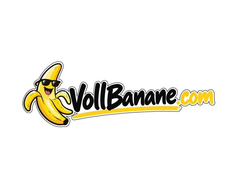 Aufkleber „VollBanane.com“