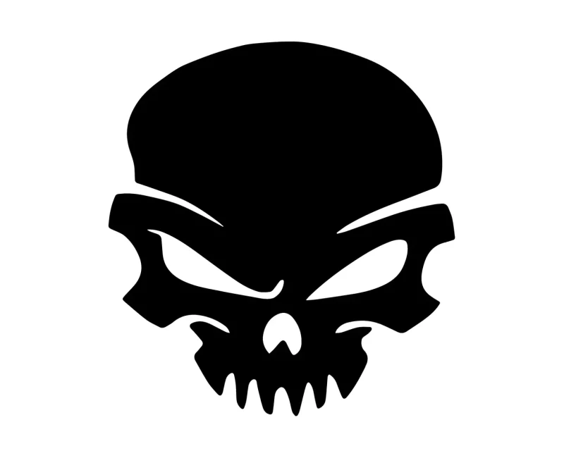 Aufkleber „Totenkopf“