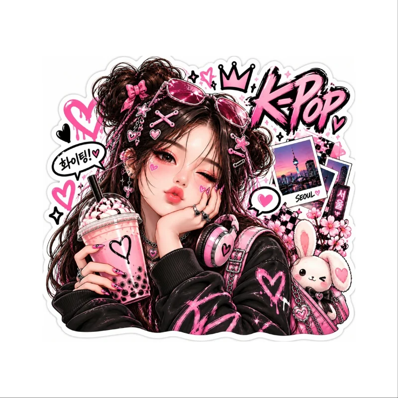 Aufkleber „K-POP-1“