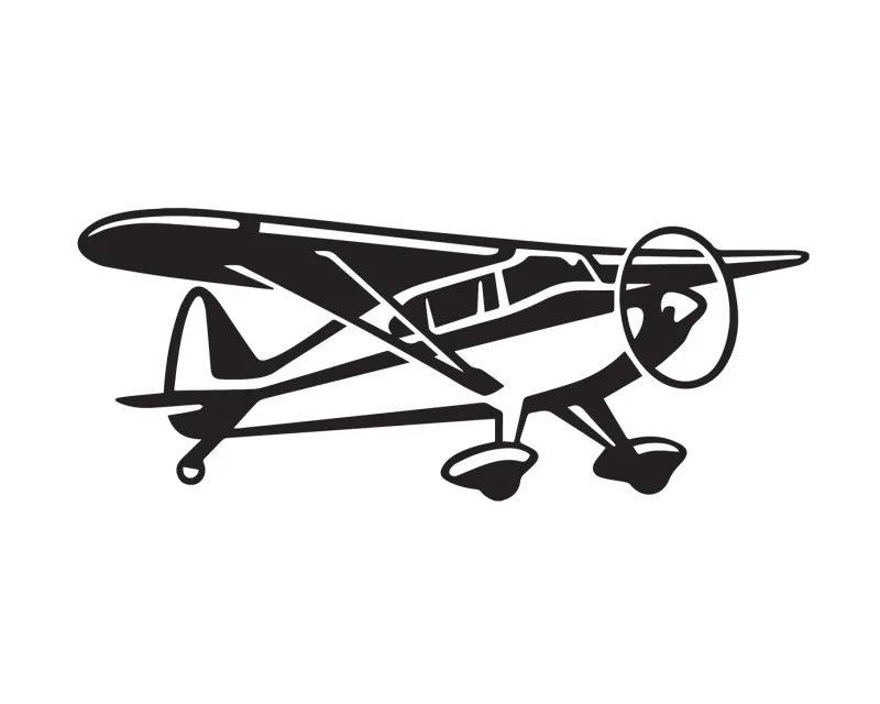 Aufkleber „Motorflieger“