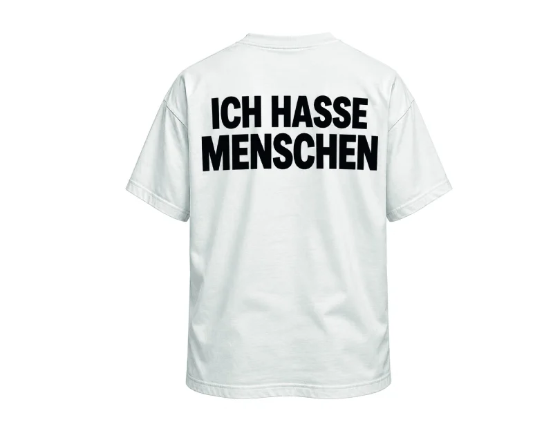 T-Shirt „Ich hasse Menschen“