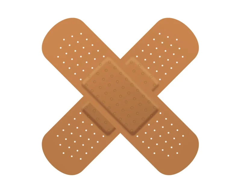 Aufkleber „Pflaster“
