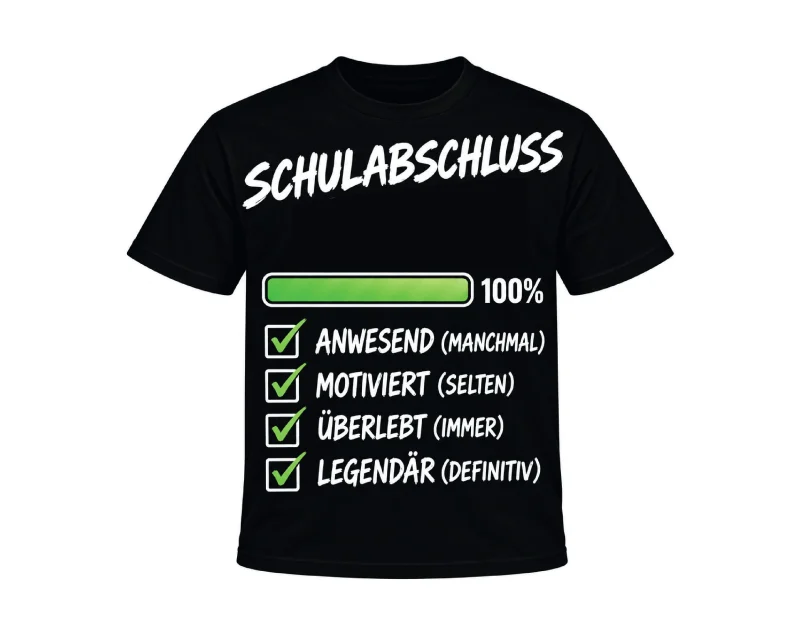 T-Shirt „Schulabschluss“