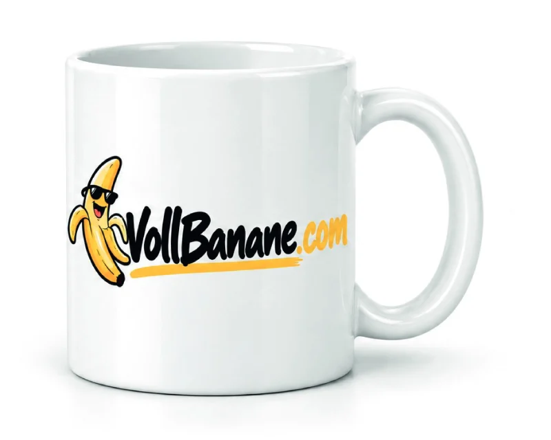 Tasse „VollBanane.com“